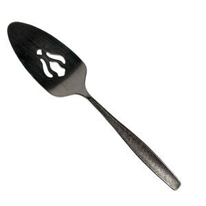 Rogers IS Stainless USA INS185 Pierced Stainless Burnished Pie Server